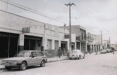 Rua Agronomando Rangel, década de 1980.