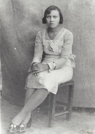 Maria Cristina da Silva, por volta de 1935.