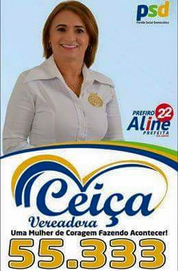 Imagem de seu material de campanha.
